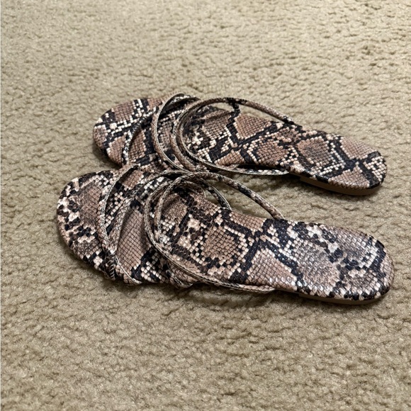 Rue21 Snake Print Sandals - Brown and Black - Picture 3 of 3